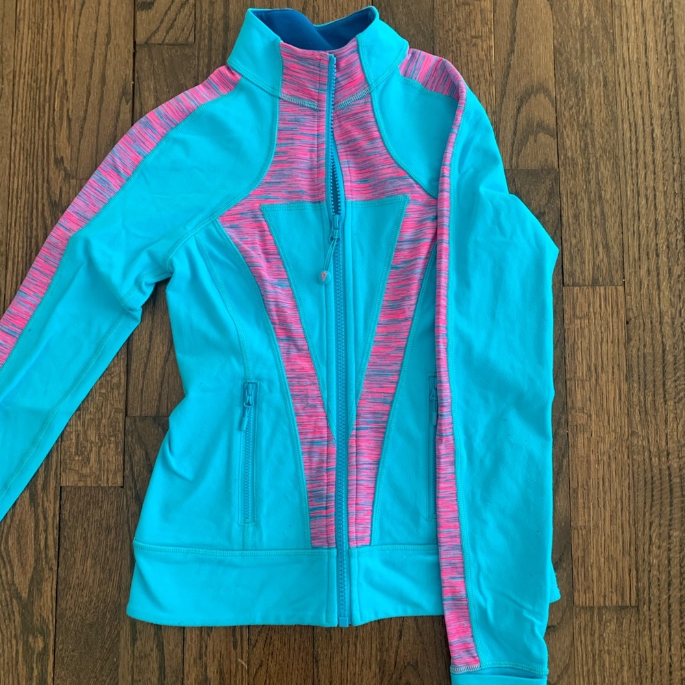 Multi color work out jacket